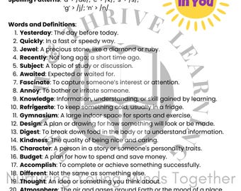Spelling Activities Packet | CKLA Grade 3 | Astronomy Unit 7 Lesson 11 | No Prep | PRINTABLE
