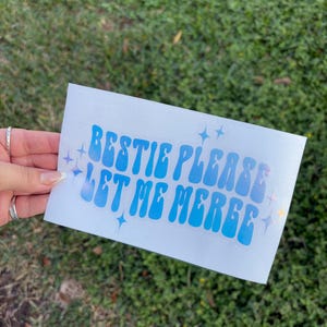 Please Let Me Merge Bumper Sticker
