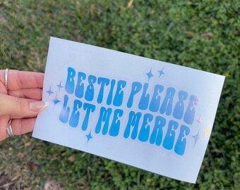Please Let Me Merge Bumper Sticker