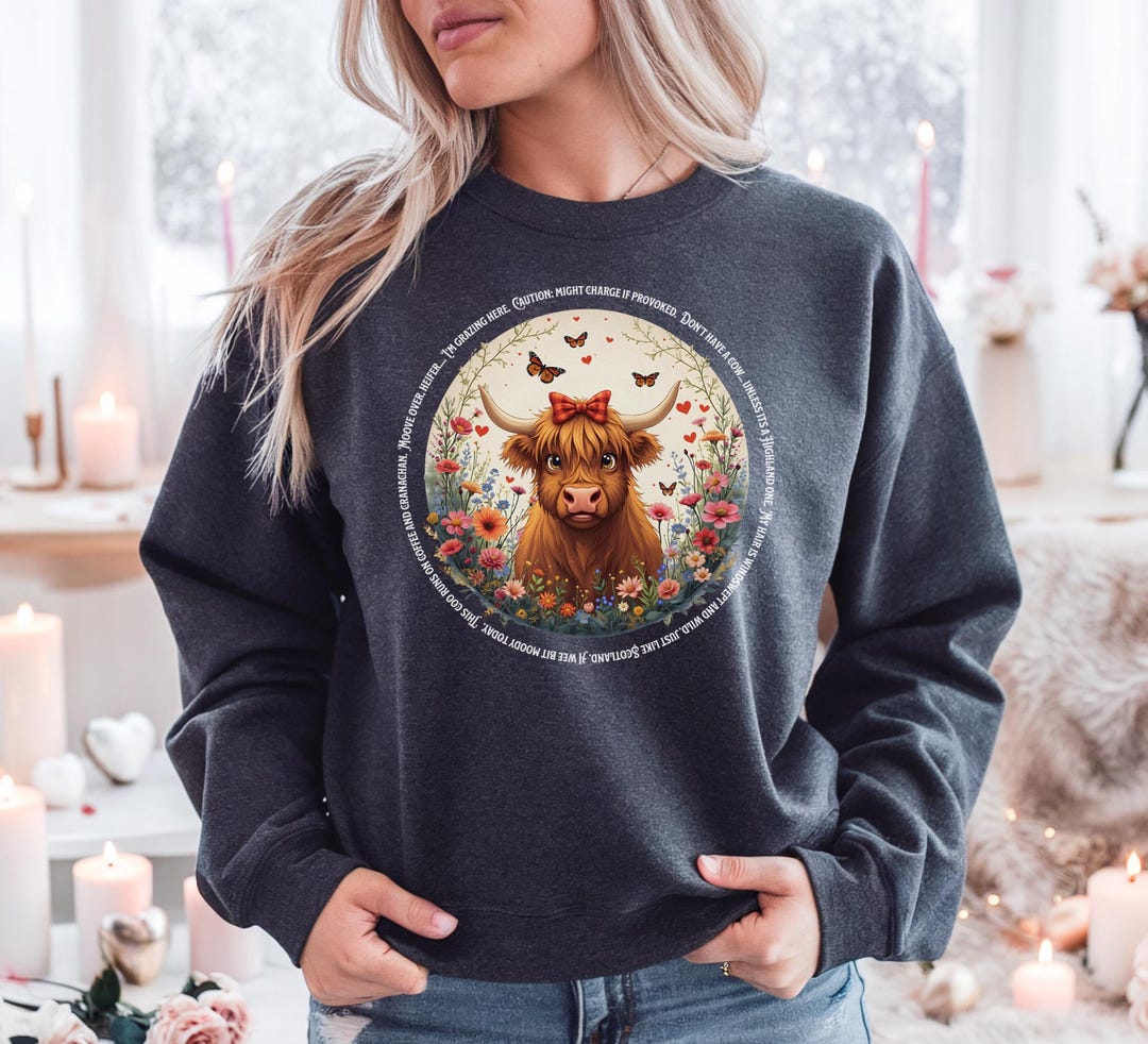 I'd Much Rather Be Around Cows All Day Sweatshirt