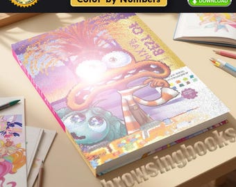 Mystery Color by Number Pages ΒΕSΤ ΟF ΡΙΧΑR – | Color Number | Adult Coloring Books | Printable | Procreate