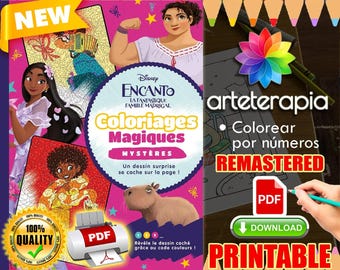 Charm | Coloriage | Disney Coloring Book | PDF Coloring | Color by Number | Adult Coloring Books | Book Colored