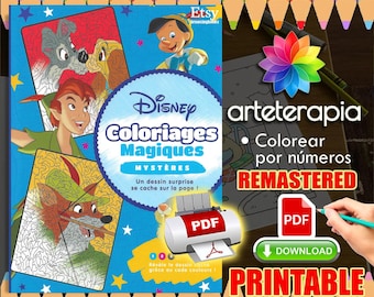 Coloriages Magiques 1 | Coloriage | Livre de coloriage Disney | Coloriage PDF | Coloriage par numéros | Livres de coloriage pour adultes | Livre de coloriage
