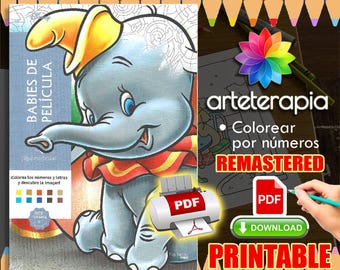 Movie Babies | Coloriage | Disney Coloring Book | PDF Coloring | Color by Number | Adult Coloring Books | Book Colored