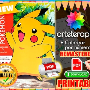 Pokémon | Good Quality | Coloriage | Disney Coloring Book | Pdf Coloring | Color by Number | Adult Coloring Books | Book Colored