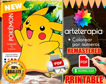 Pokémon | Good Quality | Coloriage | Disney Coloring Book | PDF Coloring | Color by Number | Adult Coloring Books | Book Colored
