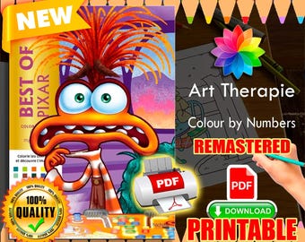 Het beste van Pixar | Coloriage | Disney Kleurboek | PDF Kleuren | Kleuren op nummer | Kleurboeken voor volwassenen | Boek ingekleurd