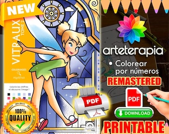 Vitraux Tome 2 | Coloriage | Princess | Disney Coloring Book | PDF Coloring | Color by Number | Adult Coloring Books | Book Colored