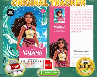 Moana Tome 2 La Légende du Bout du Monde + Original Tracker | Color Number | Adult Coloring Books | Printable | Procreate