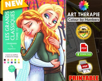 Les Grands Classiques Volume 13 | Bonne qualité | Coloriage | Livre de coloriage Disney | Coloriage PDF | Coloriage par numéros | Livres de coloriage pour adultes