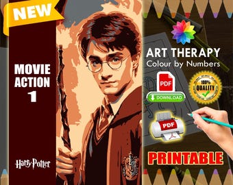 Action Movie 1| Coloriage | Disney Coloring Book | PDF Coloring | Color by Number | Adult Coloring Books | Book Colored