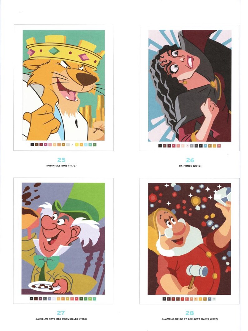 Disney - Coloring Book - Heroes_vs_villains_trompe_l'oeil - PDF - Color ...