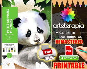 Petit Animaux | Coloriage | Disney Coloring Book | PDF Coloring | Color by Number | Adult Coloring Books | Book Colored