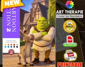 Cartoon Action 2 | Coloriage | Disney Coloring Book | PDF Coloring | Color by Number | Adult Coloring Books | Book Colored