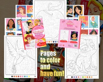 Princesses 2 | Coloriage | Disney Coloring Book | PDF Coloring