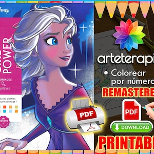Girl | Coloriage | Disney Coloring Book | PDF Coloring | Color by Number | Adult Coloring Books | Book Colored