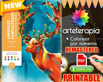 Animaux Fantastiques | Coloriage | Disney Coloring Book | PDF Coloring | Color by Number | Adult Coloring Books | Book Colored