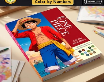 One P. | Coloriage | Coloring Book | PDF Coloring | Color by Number | Adult Coloring Books | Book Colored | 20 Pages