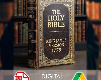 1775 King James Bible (very old)