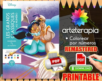 Les Grands Classiques Coloriage Au Numero | Coloriage | Disney Coloring Book | PDF Coloring | Color by Number | Adult Coloring Books | book
