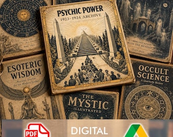 Psychic Power (1923–1924) | 23 Issues, 1000+ Pages | Complete Archive | Spirit Photography, Mediumship, Telepathy, Occult Journal | PDF