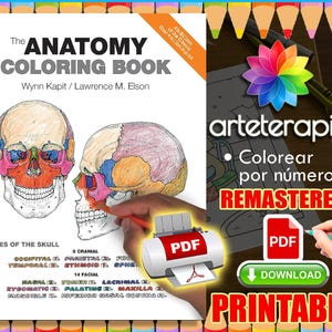The Anatomy Coloring Book | Coloriage | Disney Coloring Book | PDF Coloring | Color by Number | Adult Coloring Books | Book Colored