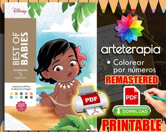 Best of Babies | Coloriage | Disney Coloring Book | PDF Coloring | Color by Number | Adult Coloring Books | Book Colored