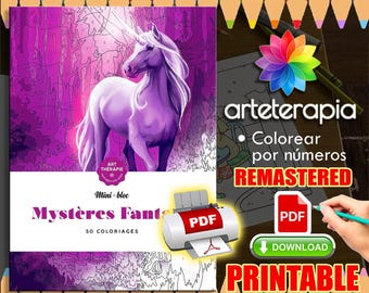 Mysteres Fantasy | Coloriage | Disney Coloring Book | PDF Coloring | Color by Number | Adult Coloring Books | Book Colored