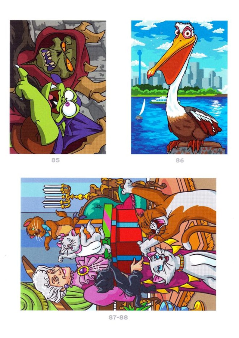 Les Grands Classiques Volume 13 | Procreate | À imprimer | Livre de coloriage Disney | Coloriage PDF | Coloriage par numéros | Livres de coloriage pour adultes image 4