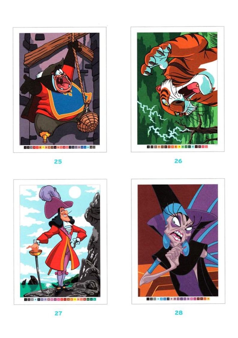 Discover the most villainous | Coloriage | Disney Coloring Book | PDF Coloring | Color by Number | Adult Coloring Books | Book Colored image 6