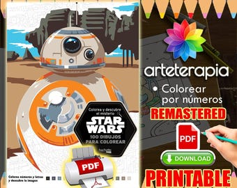 Star Wars | Coloriage | Disney Coloring Book | PDF Coloring | Color by Number | Adult Coloring Books | Book Colored