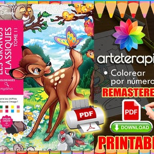 Les Grands Classiques Tome 11 | Coloriage | Disney Coloring Book | PDF Coloring | Color by Number | Adult Coloring Books | Book Colored