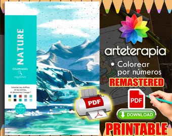 Nature | Coloriage | Disney Coloring Book | PDF Coloring | Color by Number | Adult Coloring Books | Book Colored