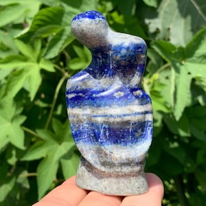 3.5&#39;&#39;+ Natural Lapis lazuli quartz,quartz crystal,hand carved,Crystal Couple,Couple skull,Crystal Gifts 1pc