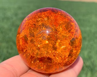 オレンジ色水晶大玉 オレンジ色水晶大玉