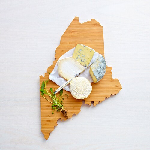 Maine Cutting Board Wood Cutting Board Maine Gift Engraved Etsy