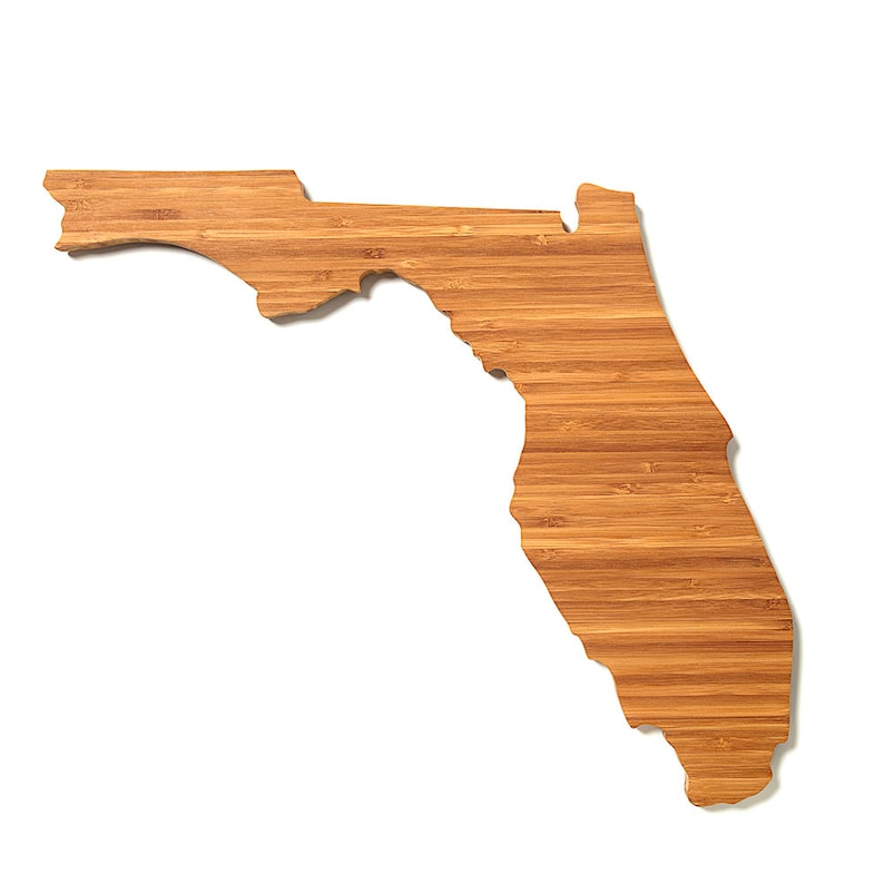 Florida Cutting Board, Wood Cutting Board, Florida Gift, Engraved Board, Custom Cutting Board, Personalized Board, Florida Board image 2