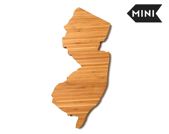 New Jersey Cutting Board, Wood Cutting Board, New Jersey Gift, Engraved Board, Custom Cutting Board, Personalized Board, New Jersey Board