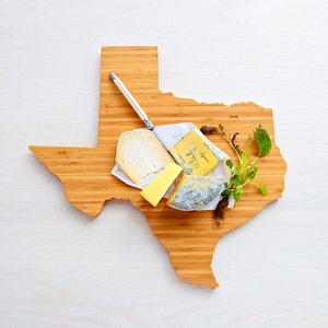 Texas Cutting Board, Wood Cutting Board, Texas Gift, Engraved Board, Custom Cutting Board, Personalized Board, Texas Board, Serving Tray image 1