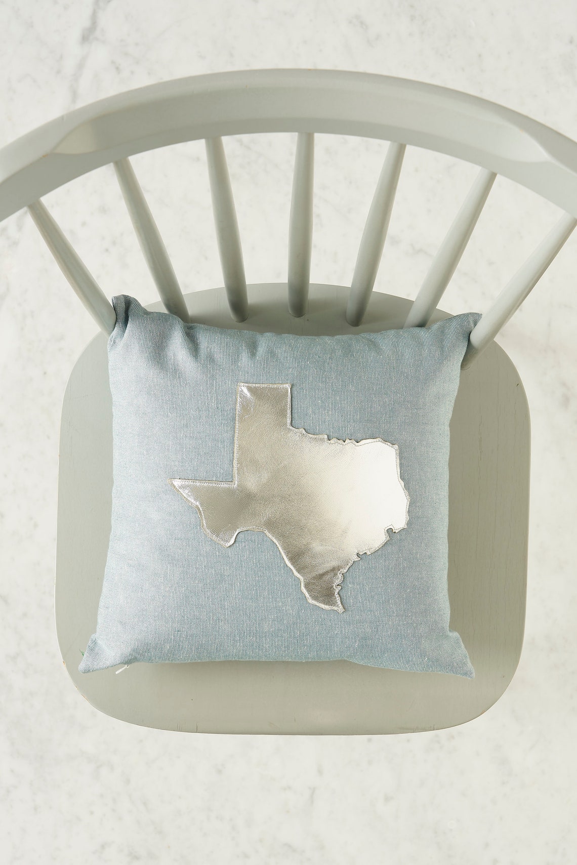 Texas Throw Pillow Texas Pillow Silver Metallic Texas Texas Etsy