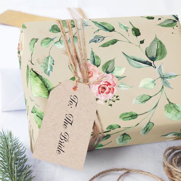 Bridal Shower Wrapping Paper Etsy