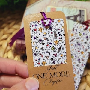 Wine and Cheese Bookmark with Tassel, Wine Lover Gift, Bookmarks, Book Lovers Gifts, Avid Reader Gifts, Cute Bookmarks
