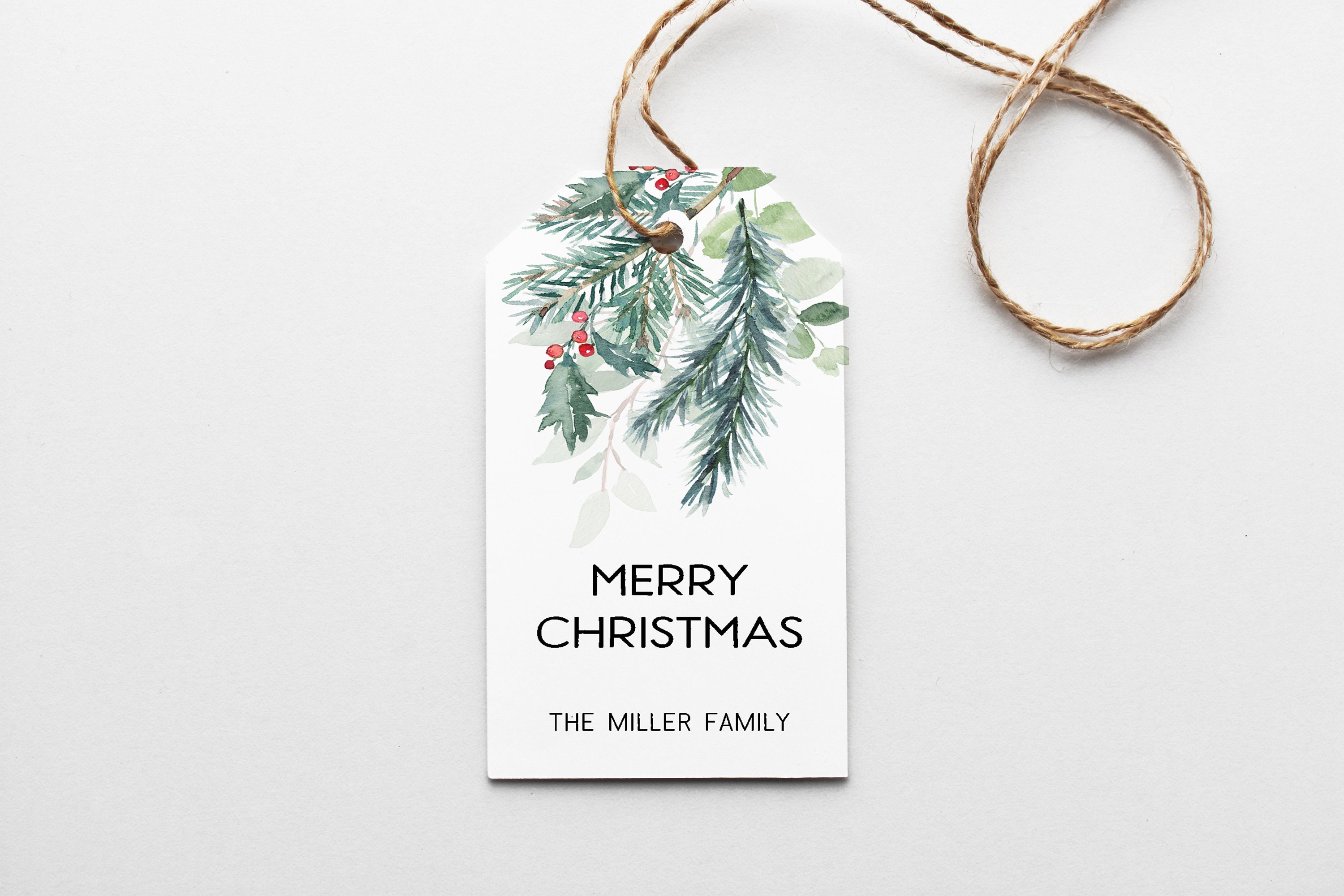 Merry Christmas, Gift Tag – Knitterella