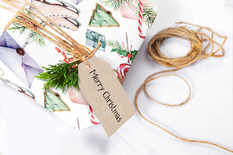 Christmas Gift Wrap Wrapping paper roll Christmas Wrapping Paper Ice Skates Holiday Gift Wrapping Paper Sheets