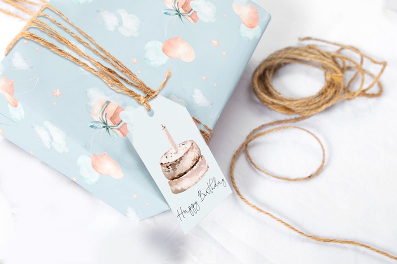 Birthday Wrapping Paper Baby Shower Wrapping Paper Roll Boy Etsy