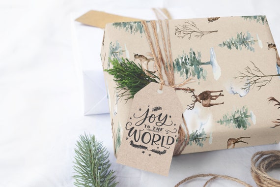 Rustic Christmas Gift Wrapping Ideas