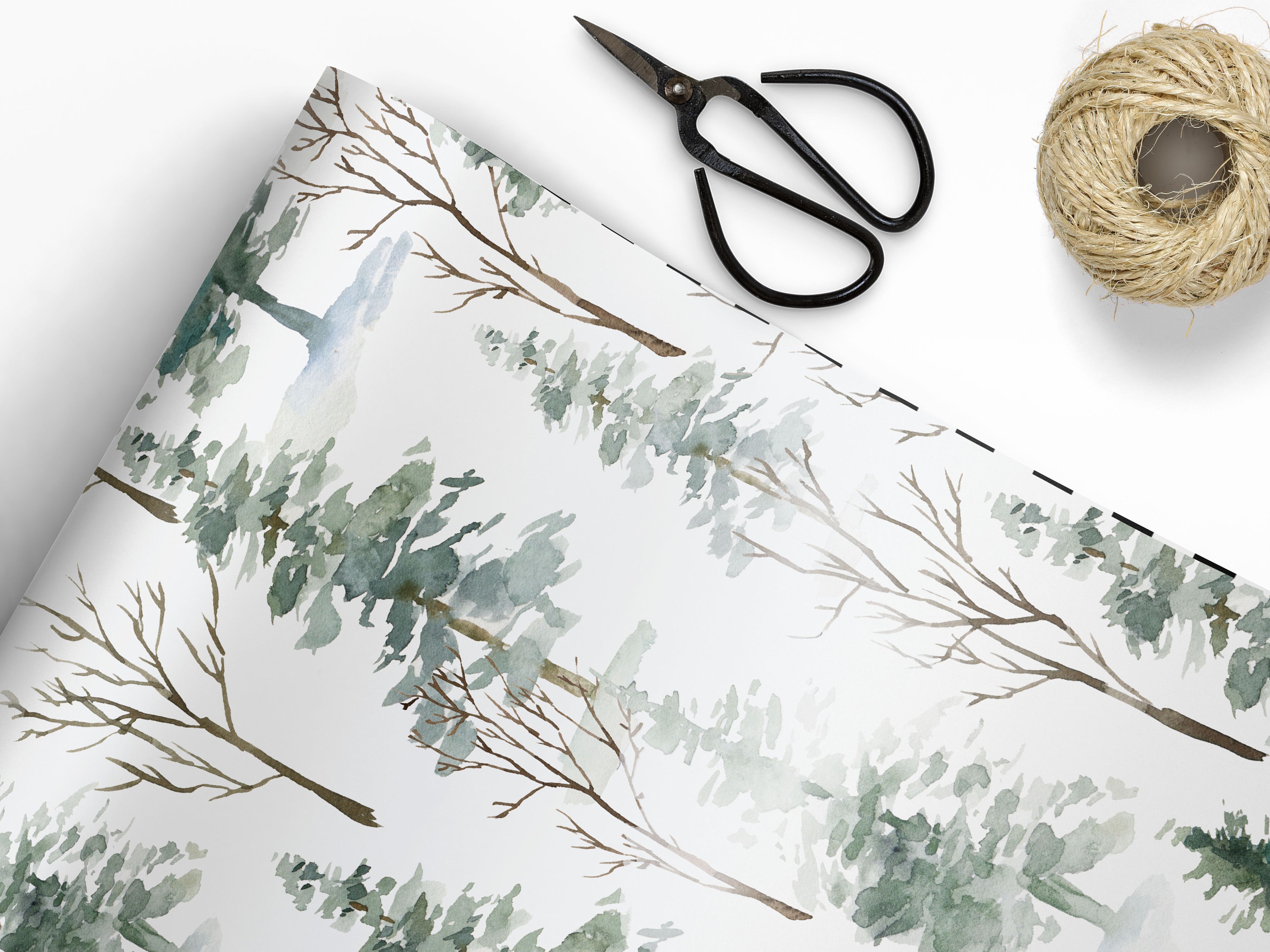 Woodland Christmas Wrapping Paper 