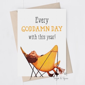 Funny Adult Greeting Card, Best Friend Card, Politics, Humor, A6 Blank Card