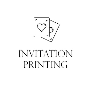 Professional Printing Service | Invitation Printing Front & Back | FREE ENVELOPES