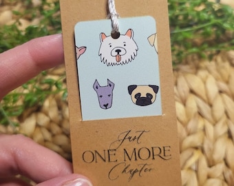 Dogs Breeds Bookmark with Tassel, Pet Lover Gift, Bookmarks, Book Lovers Gifts, Avid Reader Gifts, Cute Bookmarks